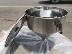 Heyi polish homebrew liquid SS304 316 factory price 65 liter funnel