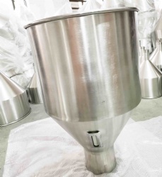 Heyi polish sight glass storage tank stainless steel weighing hopper 45 liter
