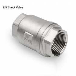 Lift Type Verticale Stainless Steel Threaded Mini Check Valve